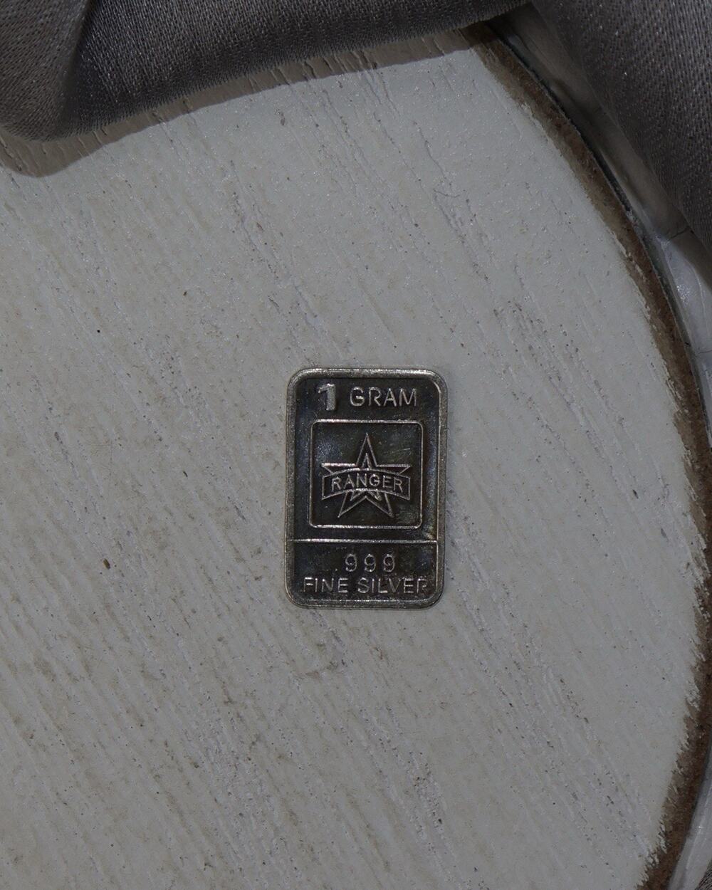 .999 Fine Silver Ranger Star Logo Bar 1G / 0.5in